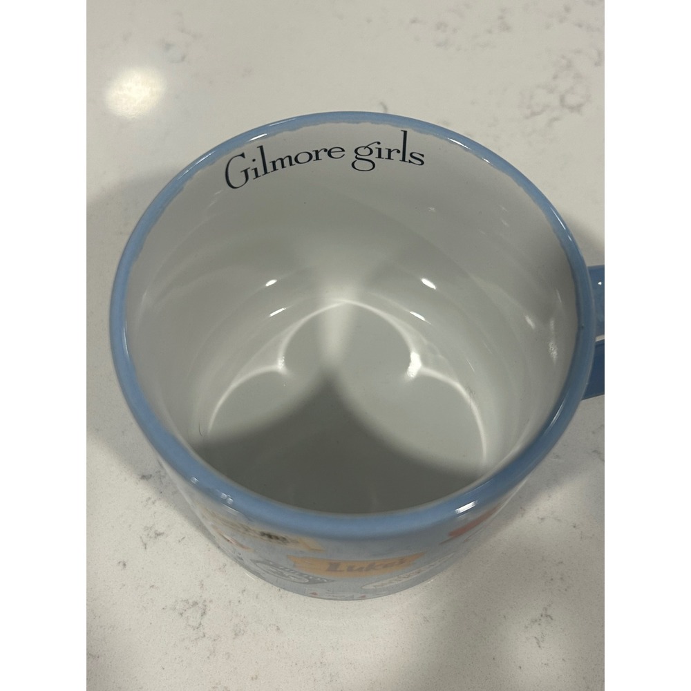 Gilmore Girls Stars Hollow Coffee Mug Zak Designs Blue Lukes Diner Chilton 15oz - Picture 7 of 8